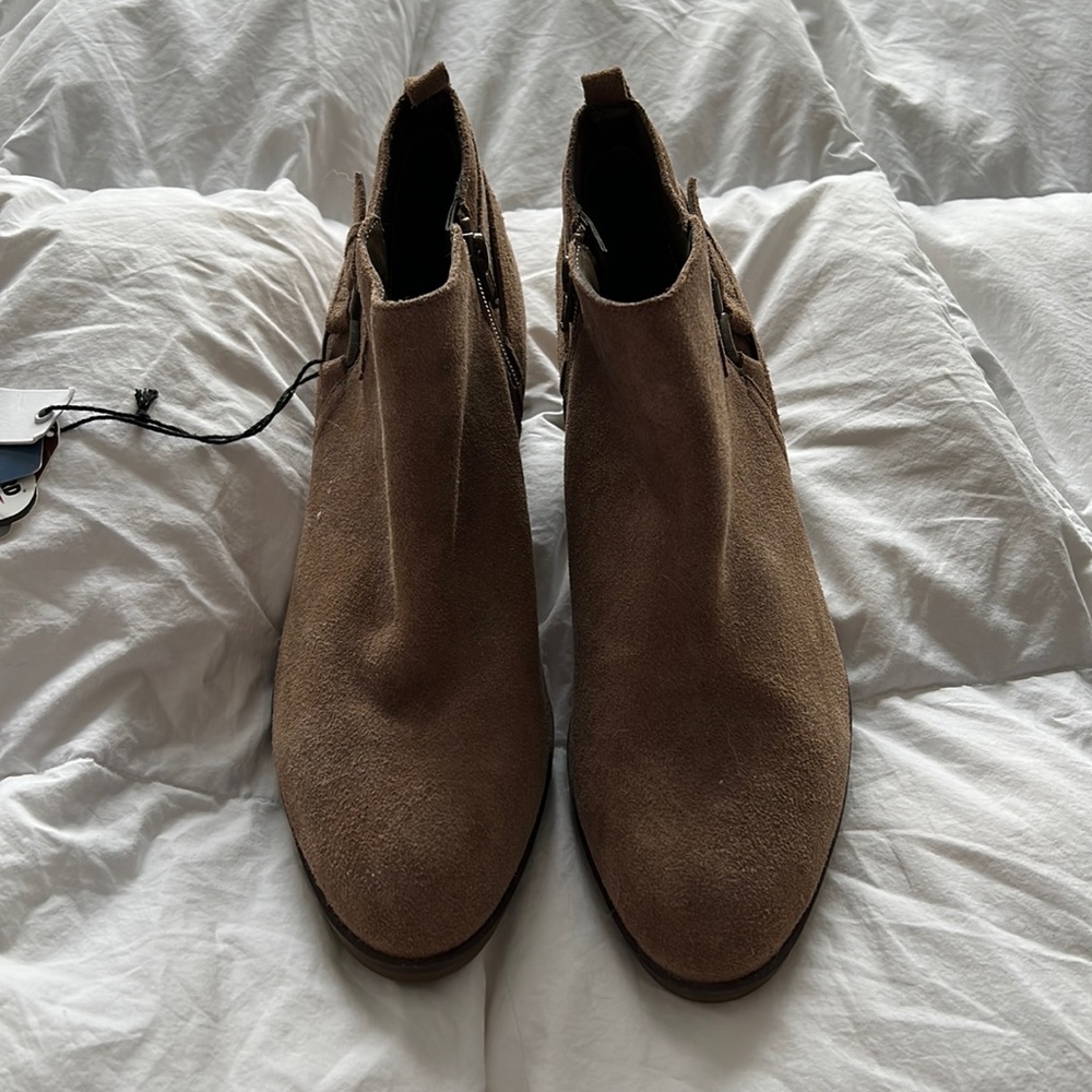 Sonoma Brown Suede Ankle Boots